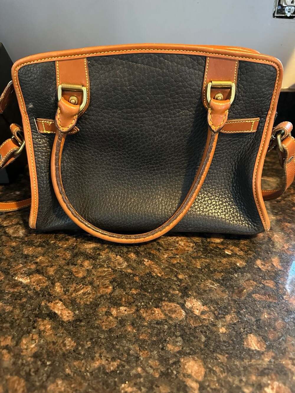 Dooney & Bourke All-Weather Leather Satchel Handbag - Picture 4 of 5